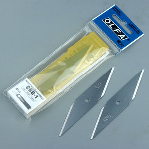 爱利华OLFA/CKB-1刀片适用CK-1美工刀2片装1.0mm厚倍受力刀刃锋利