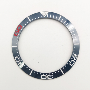 陶瓷手表表圈 手表配件 欧米茄38mm陶瓷圈口 代用水鬼GMT表壳外圈