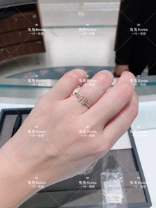 正品代购 Tiffany T系列开口镶钻玫瑰金黄金白金戒指