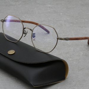 个性时尚木头檀木实木镜腿不规则框时尚复古眼镜架1820172新款