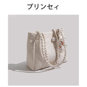 日本プリンセィ品牌女士女包包2024新款高级质感小众大容量托特包
