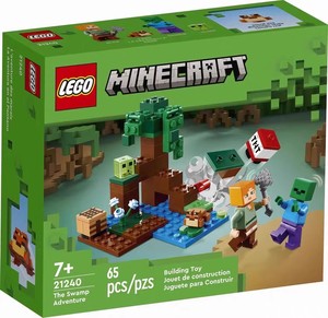 LEGO 21240 乐高积木玩具 Minecraft 我的世界 沼泽大冒险