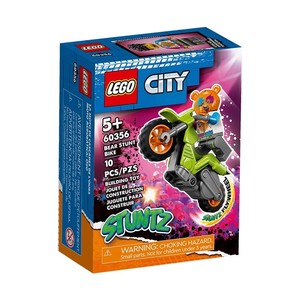 LEGO 60356 乐高积木玩具 CITY城市系列 猛熊特技摩托车 飞轮驱动