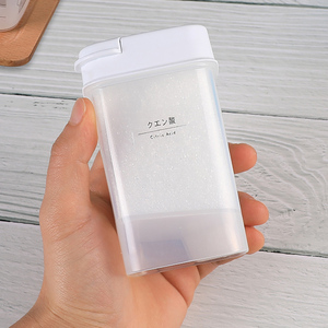 日本粉末收纳瓶小苏打柠檬酸带盖存放空瓶洗剂计量瓶粉末盒230ml