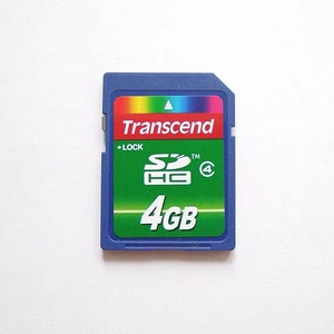 创见SD卡4GB Transcend SDHC 4g CCD相机 内存老款车载导航存储卡