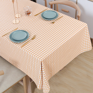 塑料桌布防水防油免洗餐桌台布ins风格子pvc书桌茶几桌垫简约现代