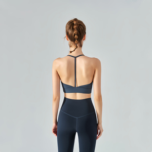 长裤健身套装室内健身瑜伽服两件套丁字运动内衣弹力提臀训练女裤