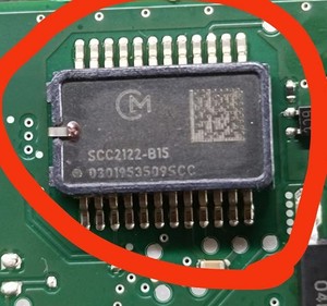 SCC2122-B15 大众ABS电脑板纵向加速度传感器电器故障芯片