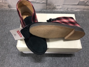 Clarks其乐女鞋复古originals经典红黑格高帮沙漠靴DESERT BOOT