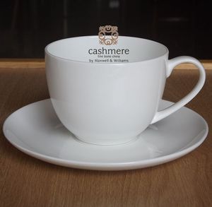 原单微瑕疵欧式纯白色骨瓷咖啡杯碟简约时尚陶瓷圆形红茶下午茶杯