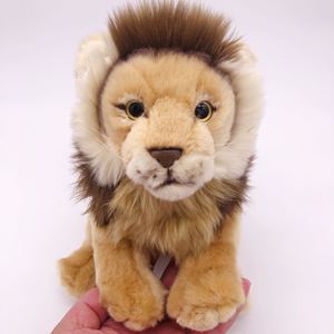 仿真豹子/雪豹公仔可爱小狮子毛绒玩具森林动物玩偶美洲豹虎娃娃