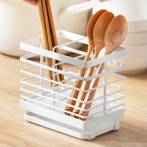 筷子筒家用厨房餐具勺子收纳盒沥水架子台面置物架创意筷托筷子篓