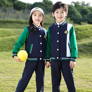 一年级小学生校服春秋运动三件套装新款儿童班服棒球服幼儿园园服