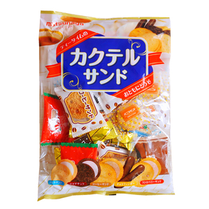 日本进口零食 松永5种口味什锦味夹心饼干 什锦组合休闲饼干