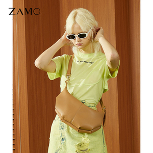 ZAMO2023机车包软皮饺子包高级感腋下包气质慵懒时尚酷潮包