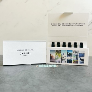 现货 CHANEL香奈儿之水度假系列香水套装1.5mlx6 巴黎杜维埃