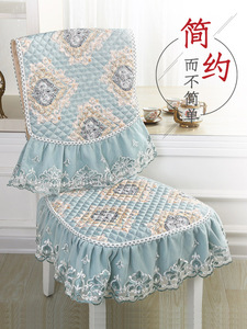 家用餐椅垫椅子凳子座椅通用餐桌坐垫欧式餐凳垫子四季薄款座套罩