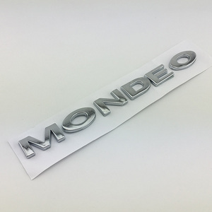长安福特老款蒙迪欧车标 MONDEO英文字母标 后备尾箱标志汽车贴标
