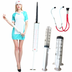 儿童节医生护士道具护士特大超大夸张针筒医生注射器舞台剧玩具