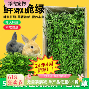 苜蓿草兔子粮草紫花苜蓿幼兔食用草干草龙猫豚鼠粮食24年头茬新草