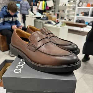 ECCO爱步男鞋 秋冬新款一脚蹬牛皮休闲鞋正装商务 都市伦敦525654