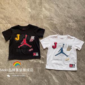 AirJordan乔丹童装AJ专柜正品JD2312033针织印花运动短袖T恤两色