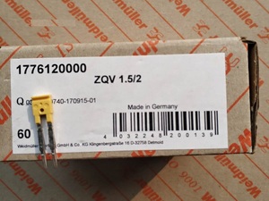 魏德米勒接线端子连接件 ZQV 1.5/2 1776120000联络组件插拔件