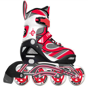 实体专卖 奥得赛T5101R儿童可调旱冰鞋 轮滑鞋 溜冰鞋红色