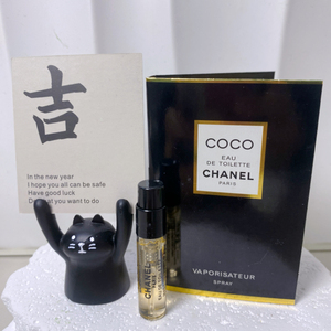 Chanel香奈儿黑色COCO可可小姐女士淡香水试管小样1.5ml清新持久