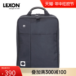 LEXON乐上背包男士15寸电脑包大容量双肩商务通勤旅行休闲书包