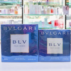 Bvlgari/宝格丽蓝茶淡香水BLV POUR HOMME宝蓝男士香水树木香调