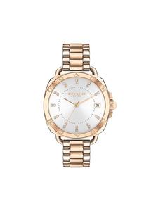 美国代购蔻驰COACH正品女士23新款腕表玫瑰金水晶镶钻手表