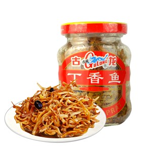 古龙丁香鱼罐头110g*1瓶--6瓶 厦门特产小鱼干佐餐下饭清粥配菜