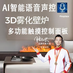 定制3d雾化壁炉装饰欧美别墅仿真火焰壁炉芯电子壁炉嵌入家用轻奢