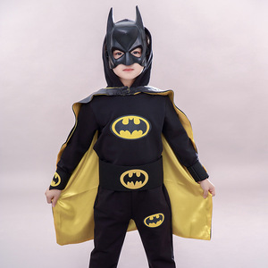 2020春秋款儿童装男童蜘蛛侠表演出5男孩蝙蝠侠卫衣cosplay万圣节