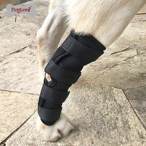 狗狗护腿宠物腿受伤护膝套防舔咬关节炎手术恢复绑带腿部固定支架