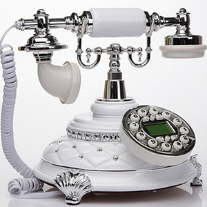 仿古电话机欧式家用美式无线插卡固定电话办公古董复古电话机座机