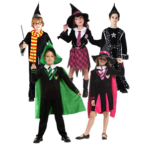 万圣节cosplay儿童服装男女魔法学院哈利波特魔法师巫师披风斗篷