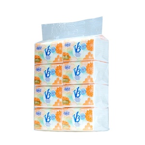 可心柔抽纸V3纸巾80包三层360张餐巾纸擦手纸批80包包邮送洗衣液