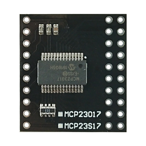 MCP23017/MCP23S17 串行接口 16位I/O口扩展器 I2C SPI串口 配针