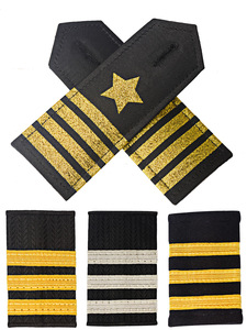 长短臂章肩章套式领章标志保安制服配件物业礼宾服金属星礼仪可定