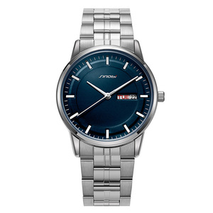 时诺比手表男SINOBI品牌奢华商务腕表时尚休闲不锈钢运动现货腕表