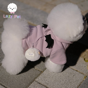 「Lazy Pet」韩国代购宠物猫狗可拆翅膀雪球挂饰棉舒适连帽衫卫衣