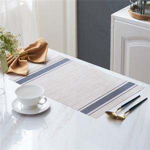 简约欧式PVC餐垫长方形防烫可手洗餐桌垫西餐垫隔热垫杯垫碗垫