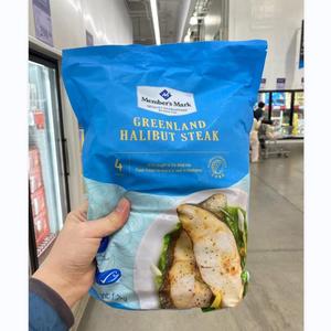 山姆超市格陵兰比目鱼块 1.2kg深海冷冻海鲜鱼段鱼排鲜嫩鸦片鱼
