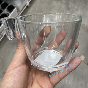 IKEA 宜家 斯黛纳 大杯泡茶杯玻璃杯柠檬花茶杯子透明水杯 230ml