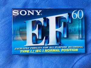 索尼60EF录音带90分钟标准空白录音磁带复读机录音磁带60分钟
