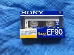 SONY/索尼60EFS录音带60/90分钟标准空白磁带复读机录音磁带单盘