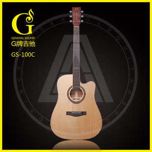 阿諾德樂器行 吉他 民谣吉他 GENERAL SOUND 台湾G牌吉他 GS-100C
