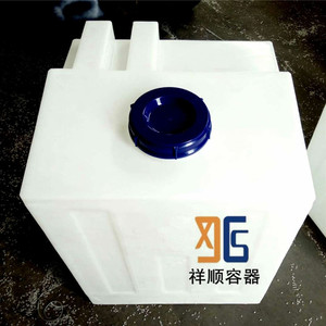 KC-200L方形PE水箱 设备计量水箱 设备药剂罐 塑料方箱白色方水桶